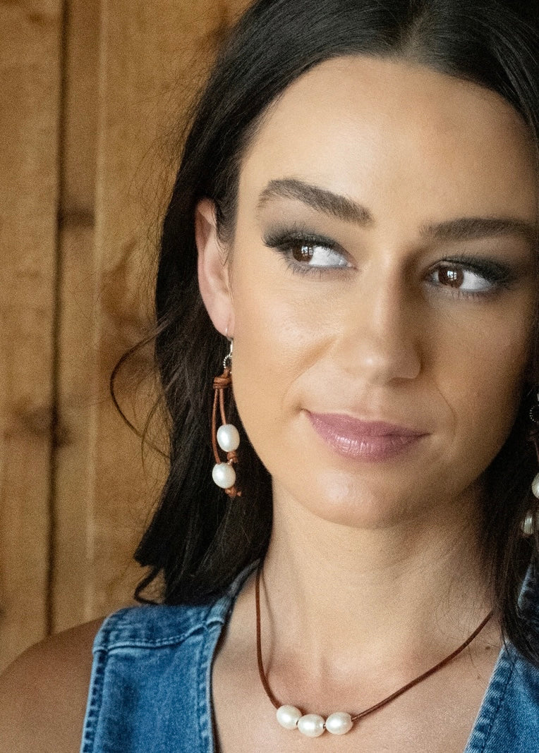 Sienna Fresh Water Pearl Earrings