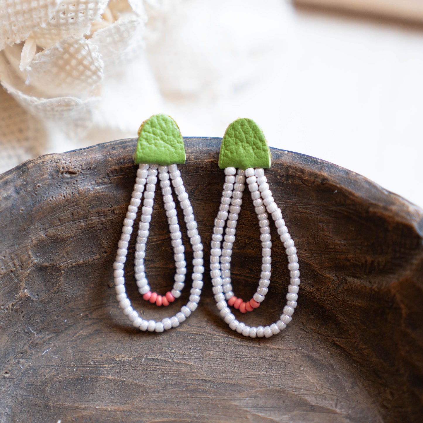 Sweetgrass Two Strand Earrings