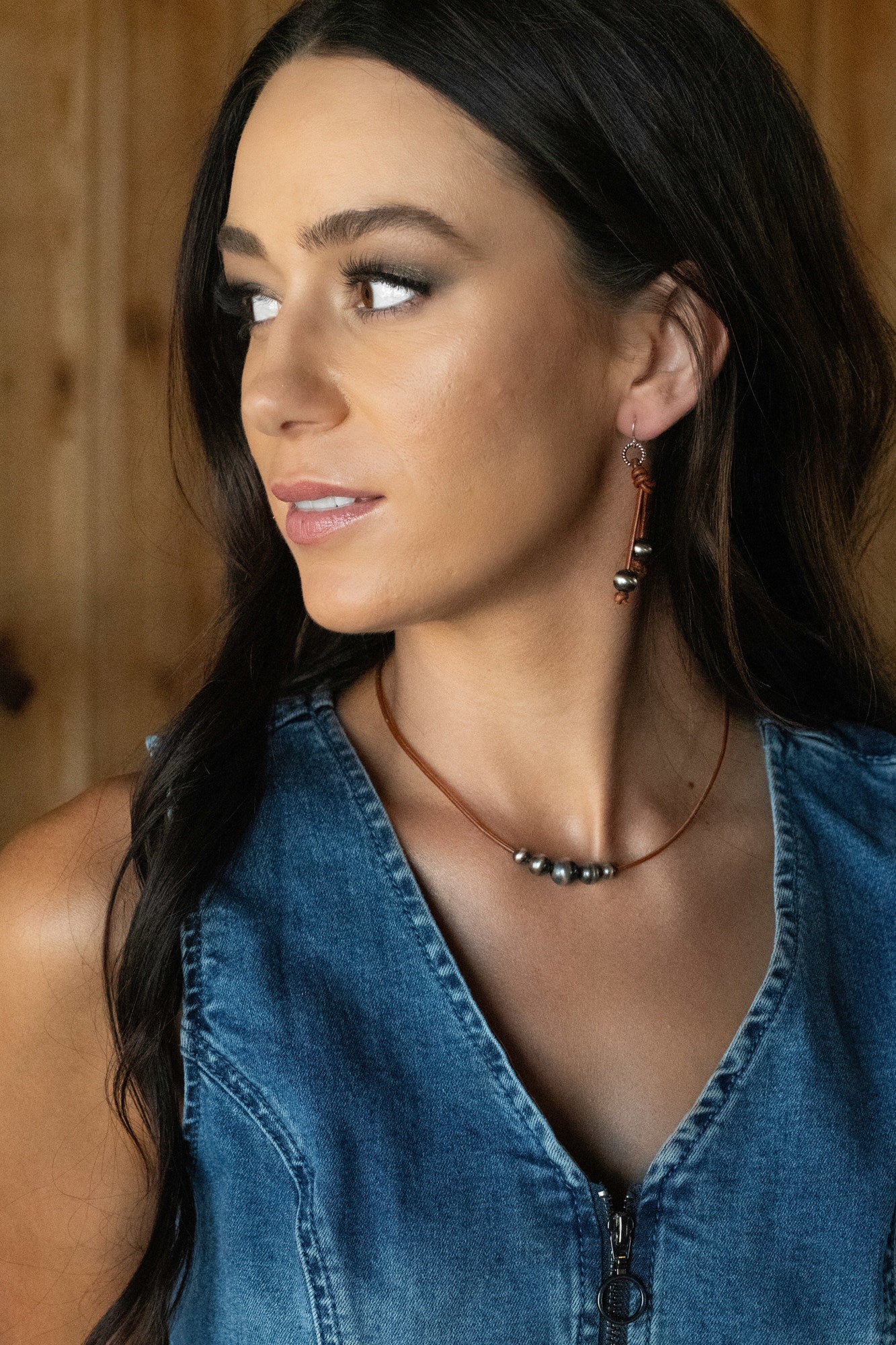 Shaina Navajo Pearl Earrings