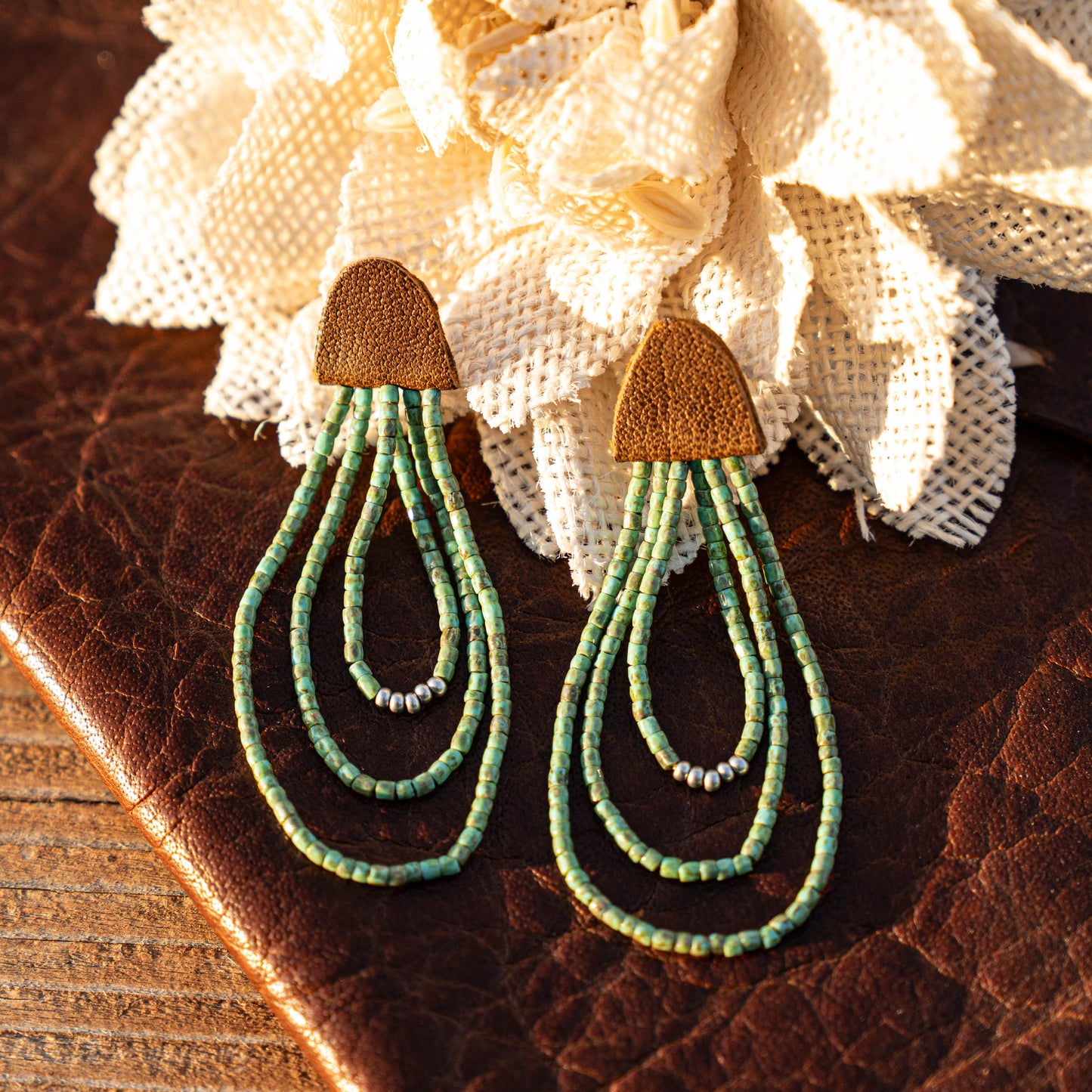 Mallee 3 Strand Earrings