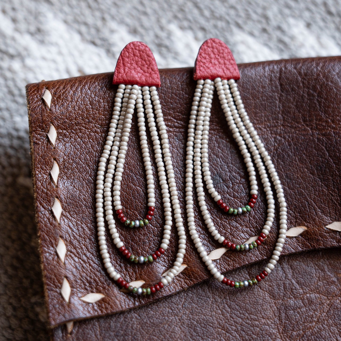 Santa Fe Three Strand Earrings