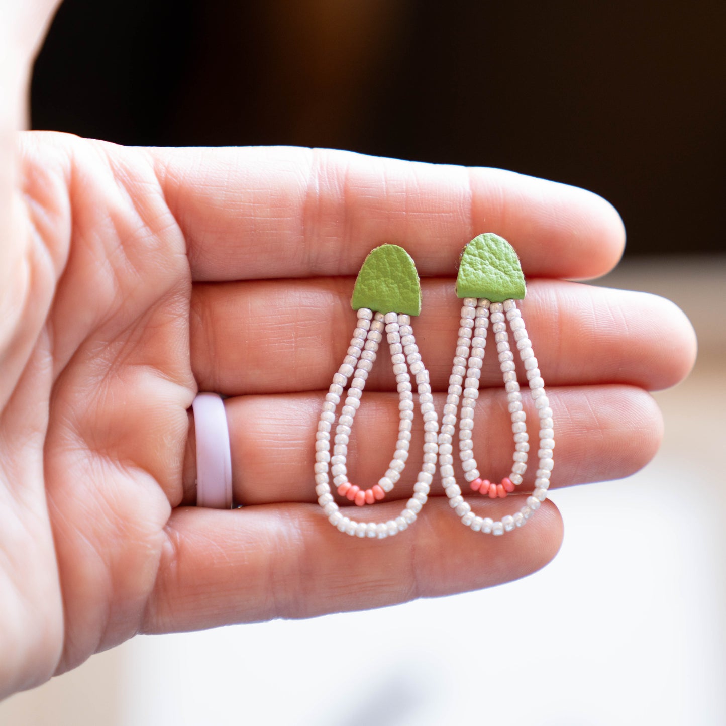 Sweetgrass Two Strand Earrings
