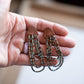 Turquoise Trail Three Strand Earrings