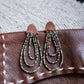 Turquoise Trail Three Strand Earrings