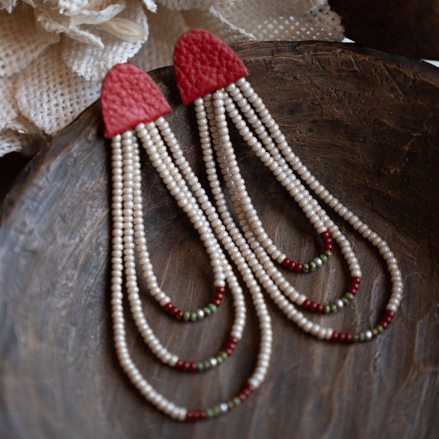 Santa Fe Three Strand Earrings