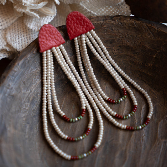 Santa Fe Three Strand Earrings