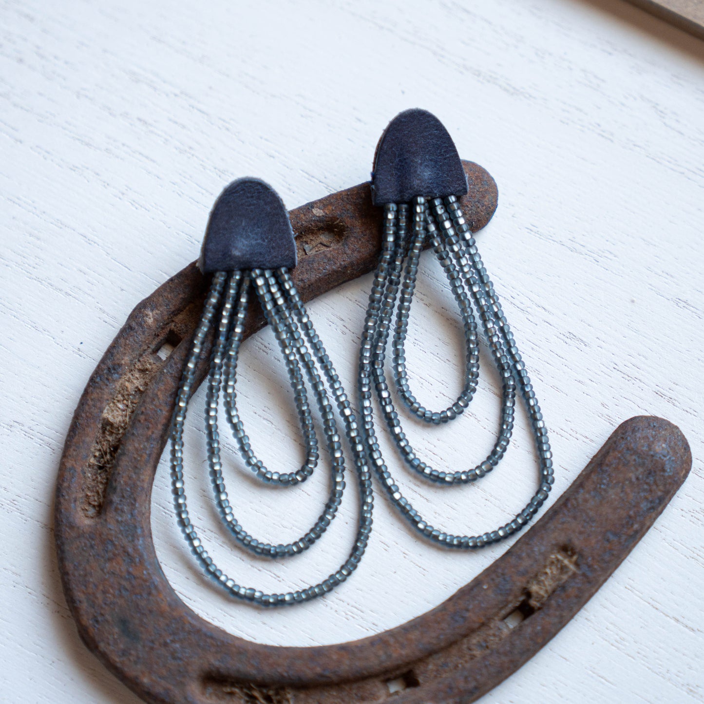 Stormy Three Strand Earrings