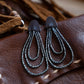 Stormy Three Strand Earrings