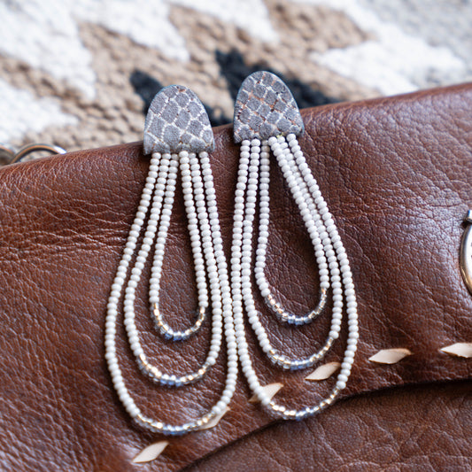Monroe Three Strand Earrings