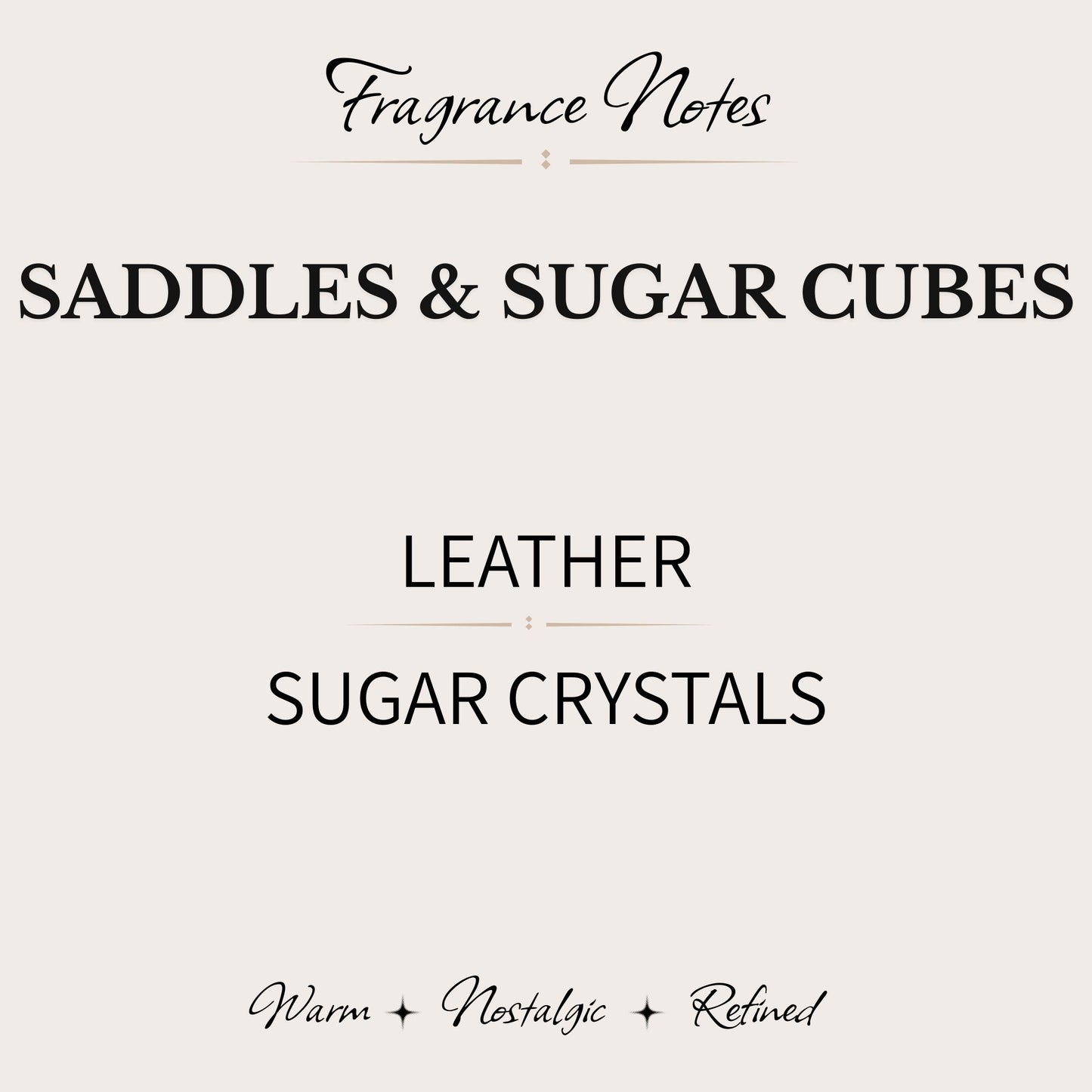 Saddles & Sugar Cubes Room & Linen Mist